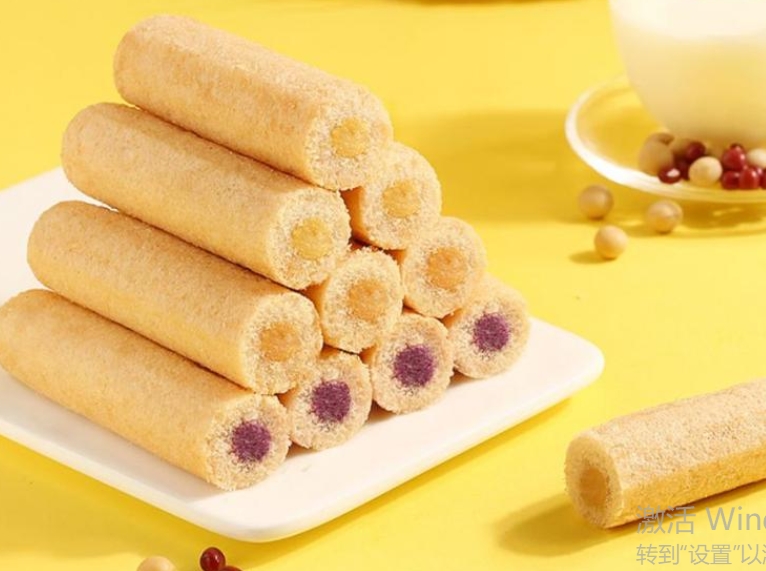 How to make core filled snack food ?